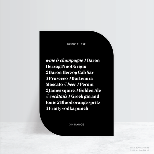 XOXO: Wedding Bar Sign