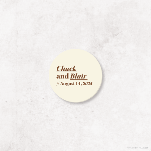 XOXO: Wedding Coaster