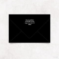 XOXO: Envelope Print Back