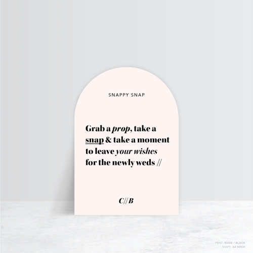 XOXO: Wedding Info Sign