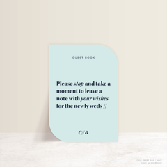 XOXO: Wedding Info Sign