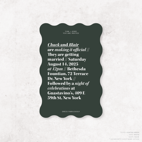 XOXO: Wedding Invitation