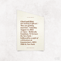 XOXO: Wedding Invitation