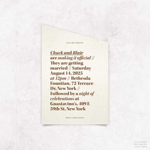 XOXO: Wedding Invitation