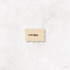 XOXO: Wedding Place Card