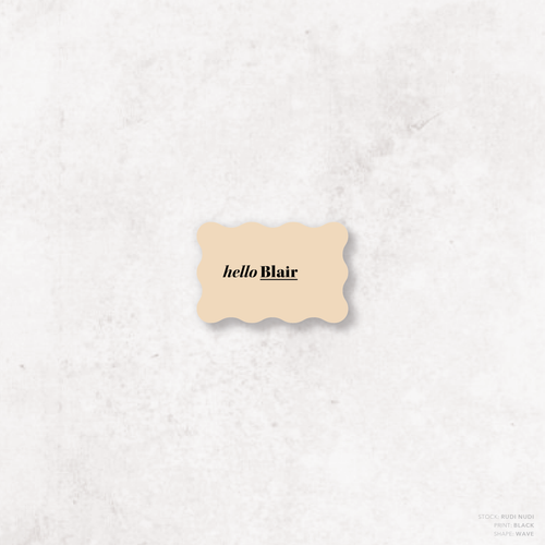 XOXO: Wedding Place Card