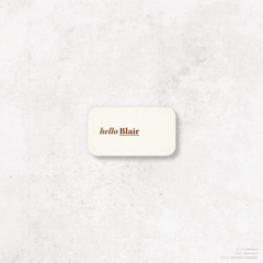 XOXO: Wedding Place Card