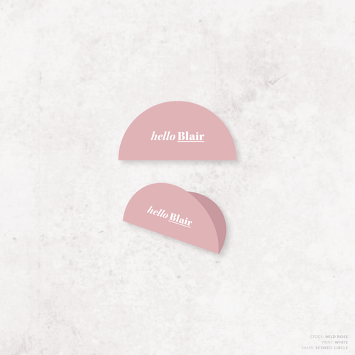 XOXO: Wedding Place Card