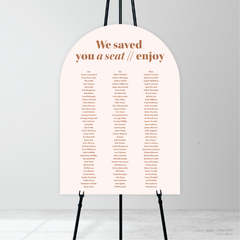 XOXO: Wedding Seating Chart