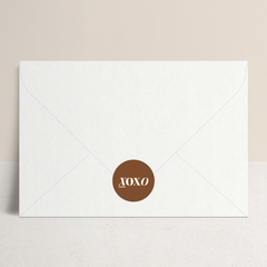 XOXO: Wedding Sticker