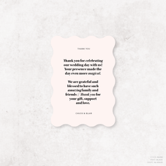 XOXO: Wedding Thank You Card