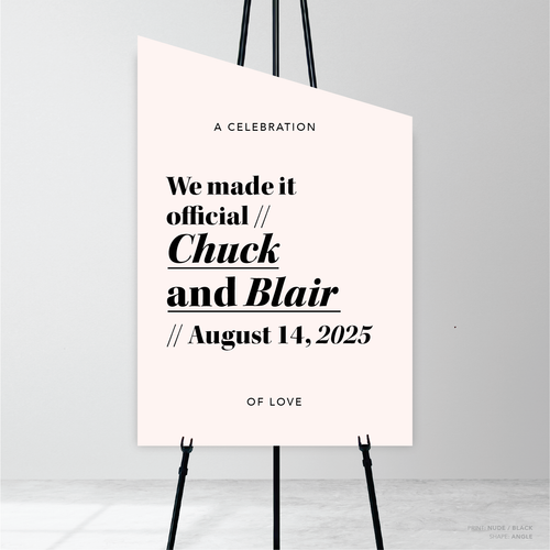 XOXO: Wedding Welcome Sign