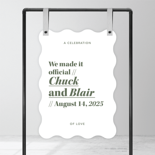 XOXO: Wedding Welcome Sign
