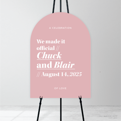 XOXO: Wedding Welcome Sign