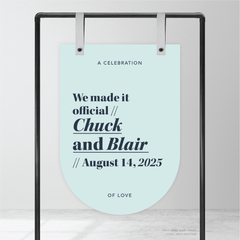 XOXO: Wedding Welcome Sign