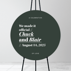 XOXO: Wedding Welcome Sign