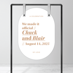 XOXO: Wedding Welcome Sign