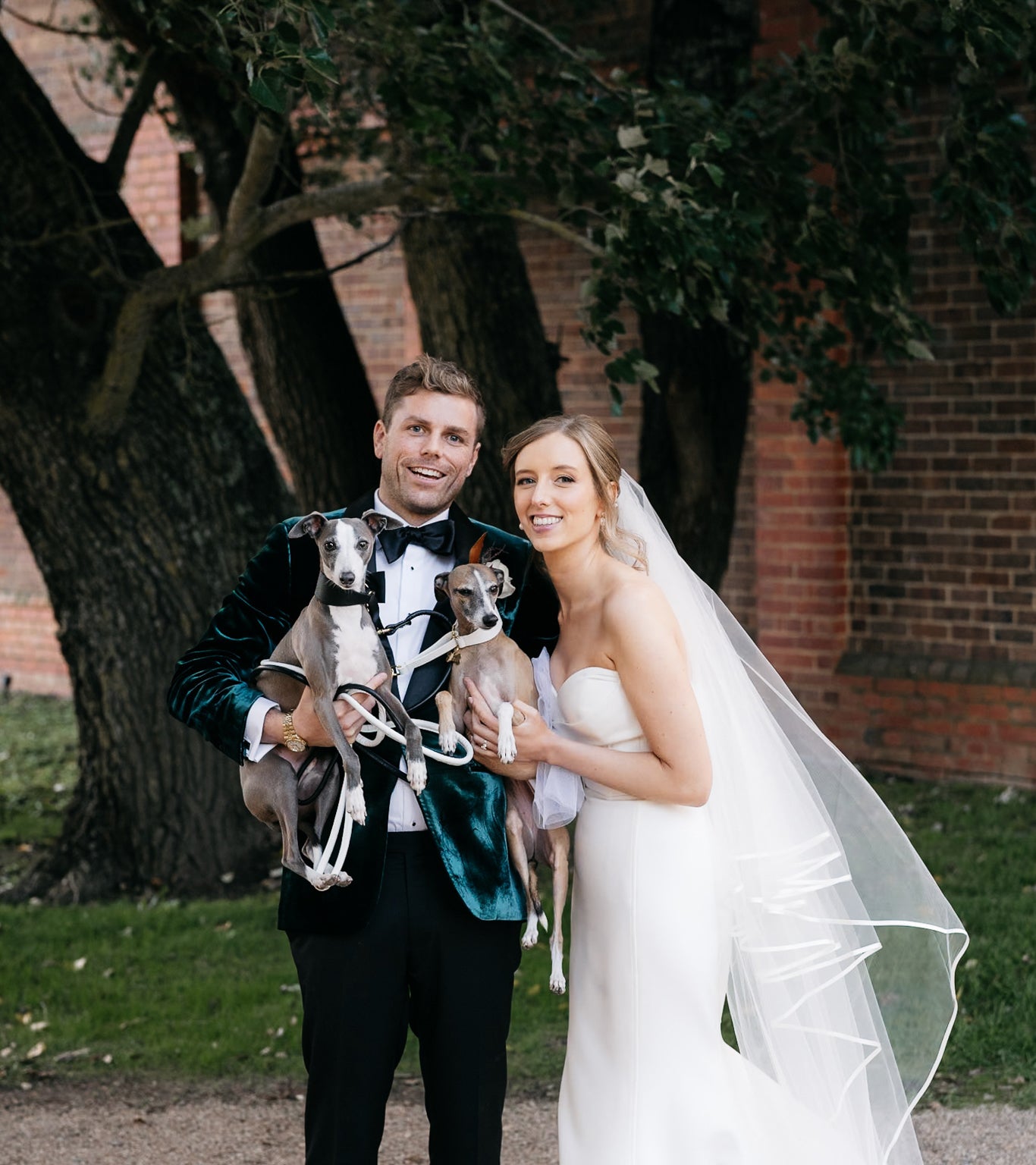 wedding stationery pet dog illustration