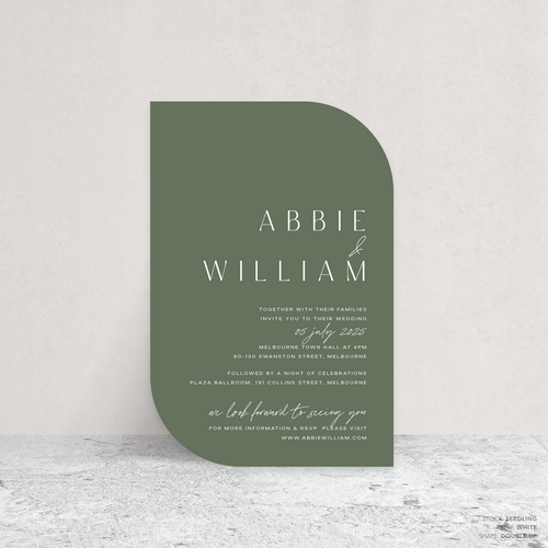 Abbie: Wedding Invitation