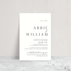 Abbie: Wedding Invitation