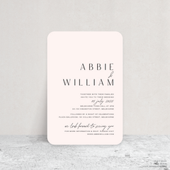 Abbie: Wedding Invitation