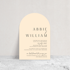 Abbie: Wedding Invitation