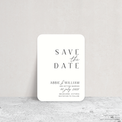 Abbie: Wedding Save The Date