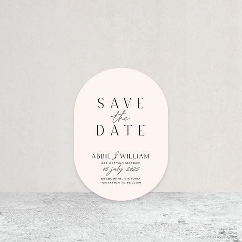 Abbie: Wedding Save The Date