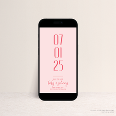 Be My Baby: Digital Wedding Save The Date