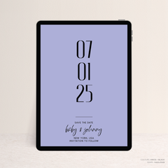 Be My Baby: Digital Wedding Save The Date