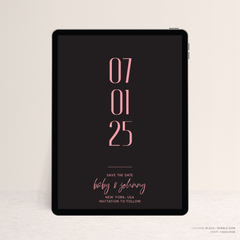 Be My Baby: Digital Wedding Save The Date