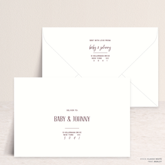 Be My Baby: Envelope Print