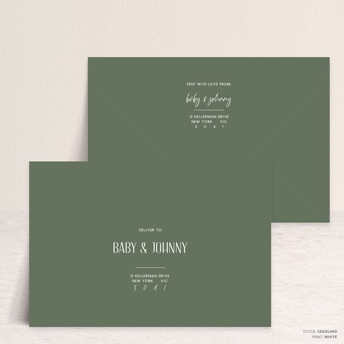 Be My Baby: Envelope Print