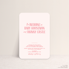 Be My Baby: Wedding Invitation