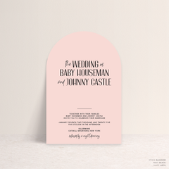 Be My Baby: Wedding Invitation