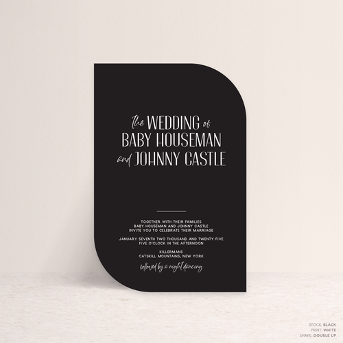 Be My Baby: Wedding Invitation