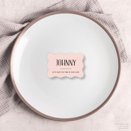 Be My Baby: Wedding Place Card