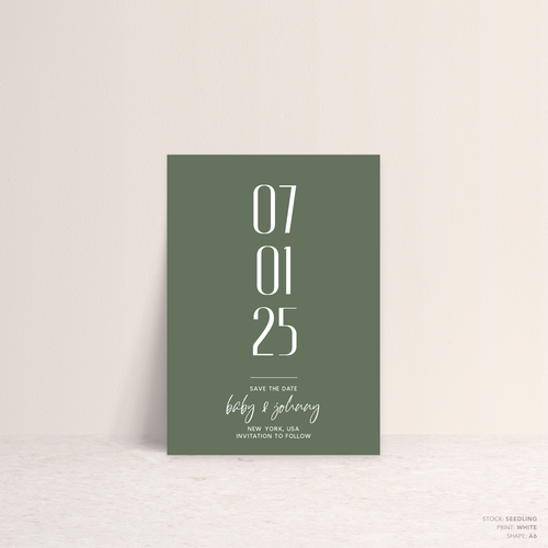 Be My Baby: Wedding Save The Date