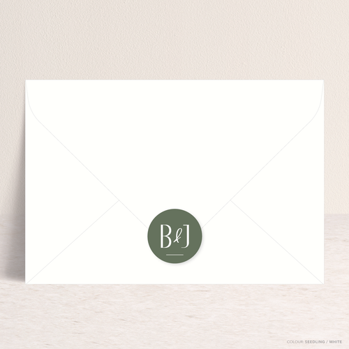 Be My Baby: Wedding Sticker Seal