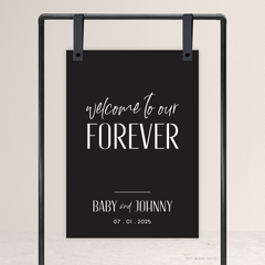 Be My Baby: Wedding Welcome Sign