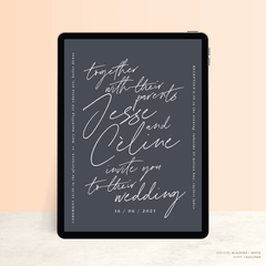 Before Sunrise: Digital Wedding Invitation