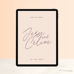 Before Sunrise: Digital Wedding Save The Date