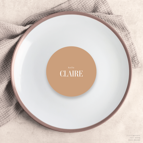 Claire: Wedding Place Card