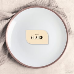 Claire: Wedding Place Card