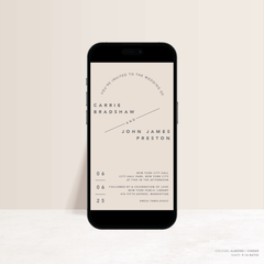 Cosmopolitan: Digital Wedding Invitation