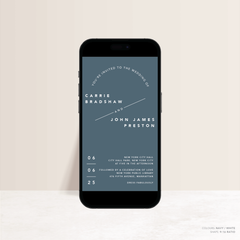 Cosmopolitan: Digital Wedding Invitation