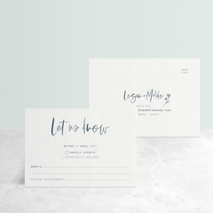 Daisuki: Wedding RSVP Card