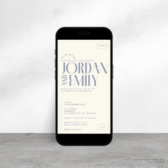 Edward: Digital Wedding Invitation