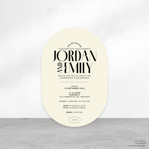 Edward: Wedding Invitation