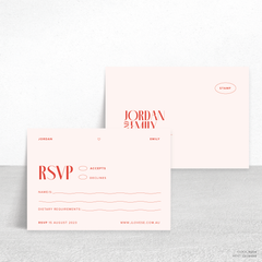 Edward: Wedding RSVP Card